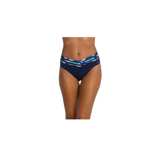 NWT V-Front High Waist Bikini Swimsuit Bottom Size 8 - Picture 1 of 8